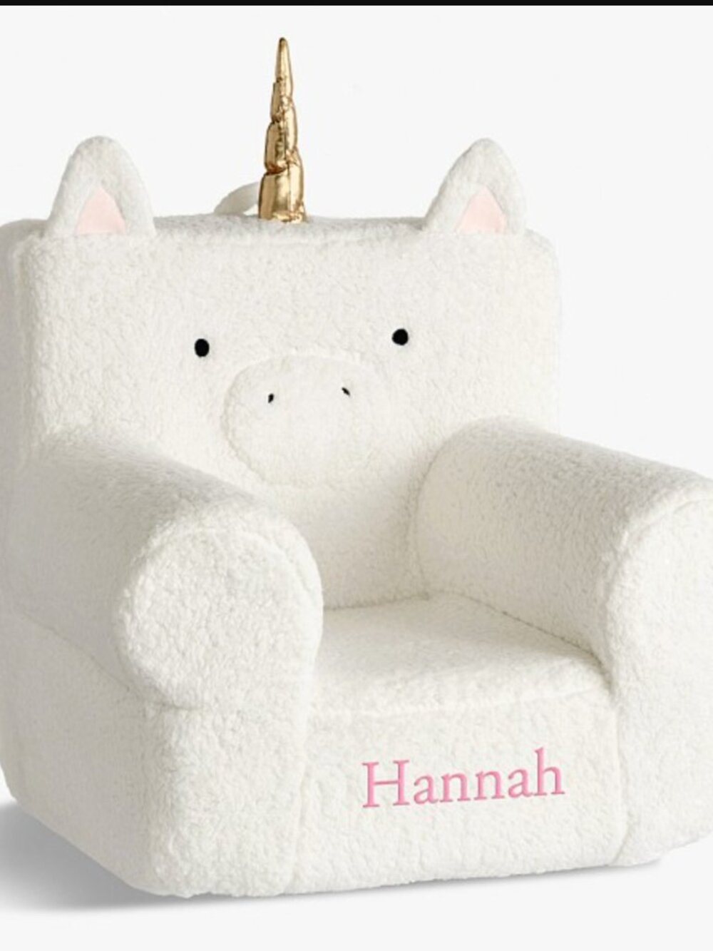 Pottery Barn Kids My First Anywhere Chair Covers Slipcover Unicorn Girl